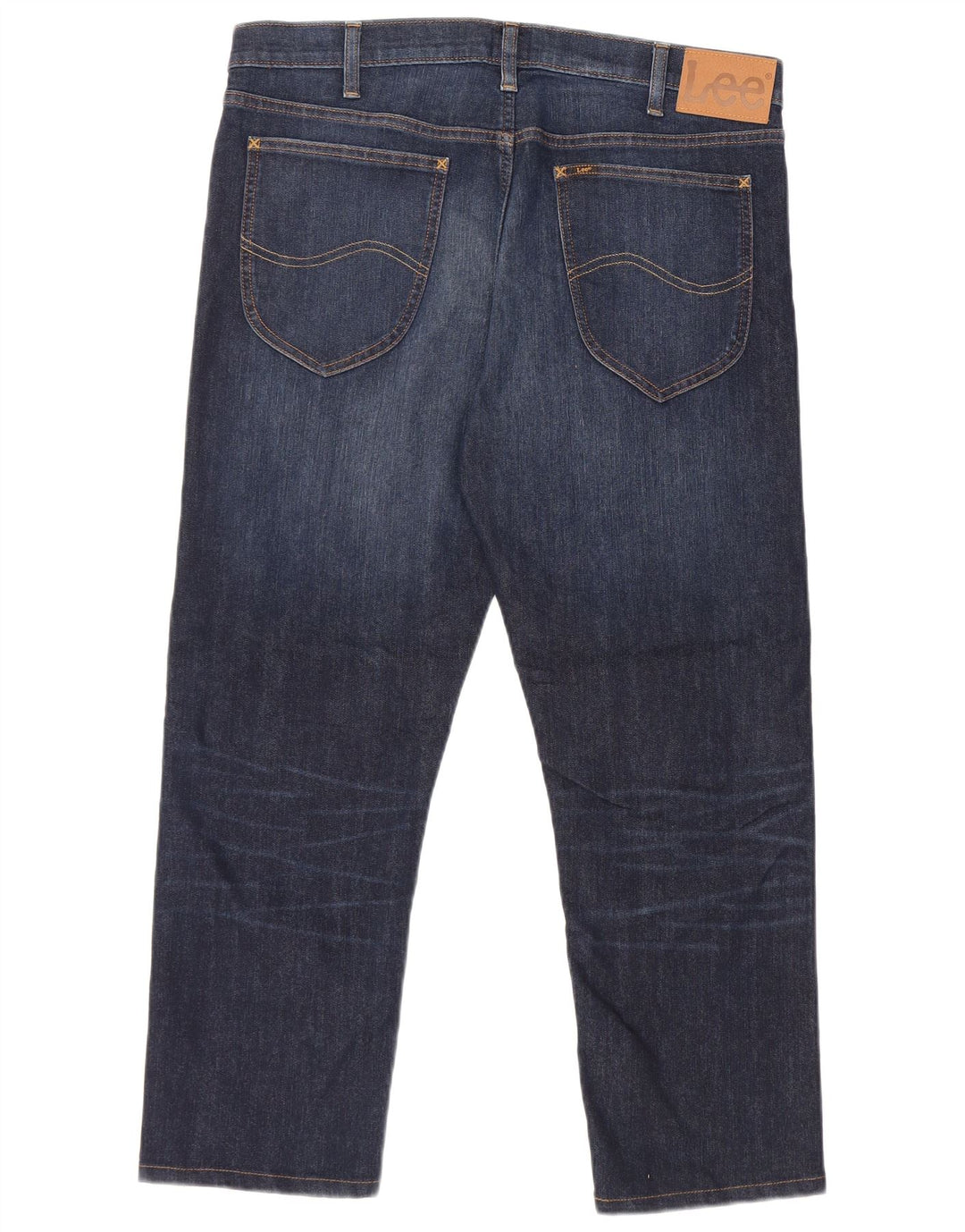 Jeans corti da uomo Lee Daren Zip Fly W36 L25 cotone blu