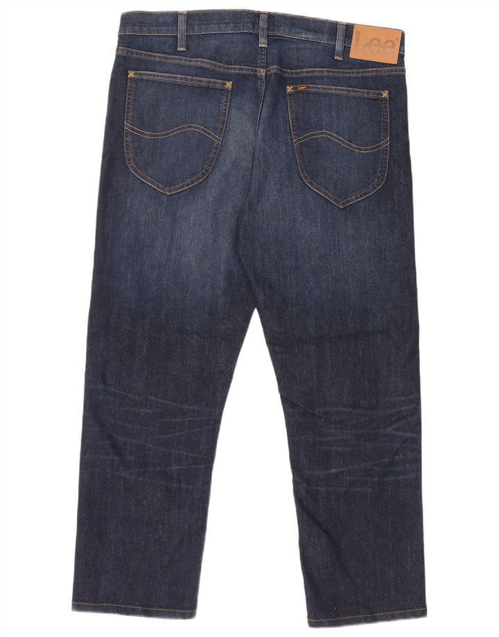 Jeans corti da uomo Lee Daren Zip Fly W36 L25 cotone blu
