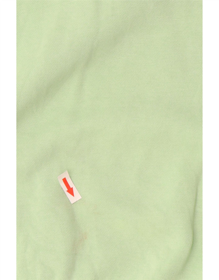 Felpa oversize da donna NIKE, maglione UK 10, piccolo cotone verde