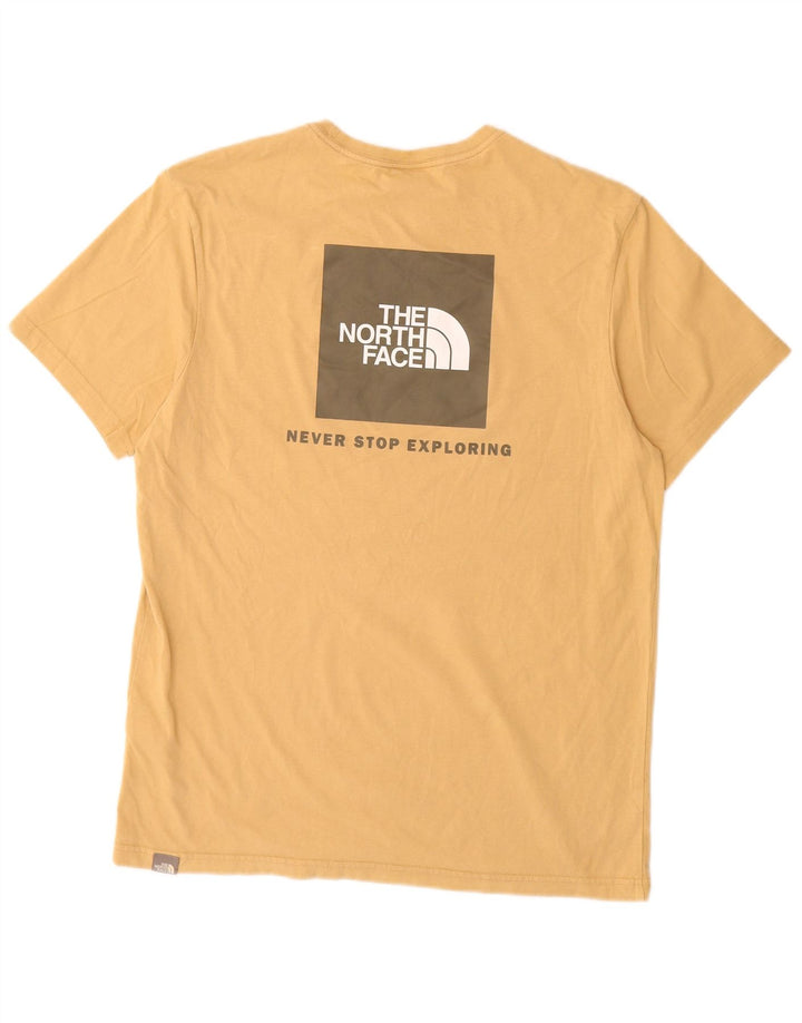 THE NORTH FACE T-shirt grafica da uomo Top in cotone beige medio