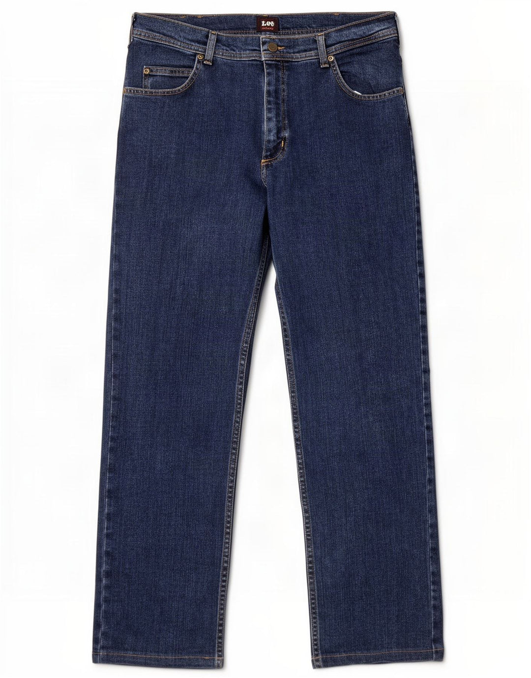 Jeans dritti da uomo Lee Brooklyn W34 L30 cotone blu navy