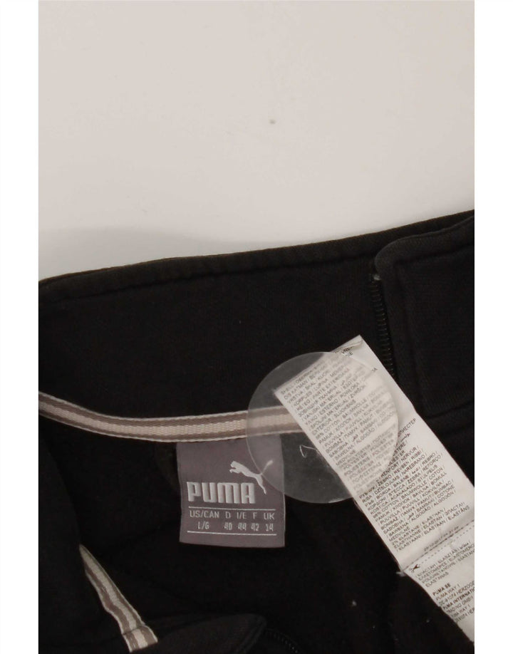 Giacca da tuta da donna Puma UK 14 grande cotone nero