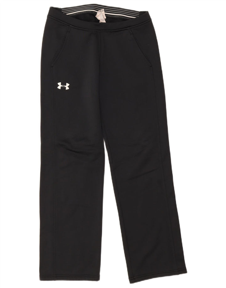 Pantaloni da tuta con grafica Under Armour da donna Cold Gear UK 12 medio nero