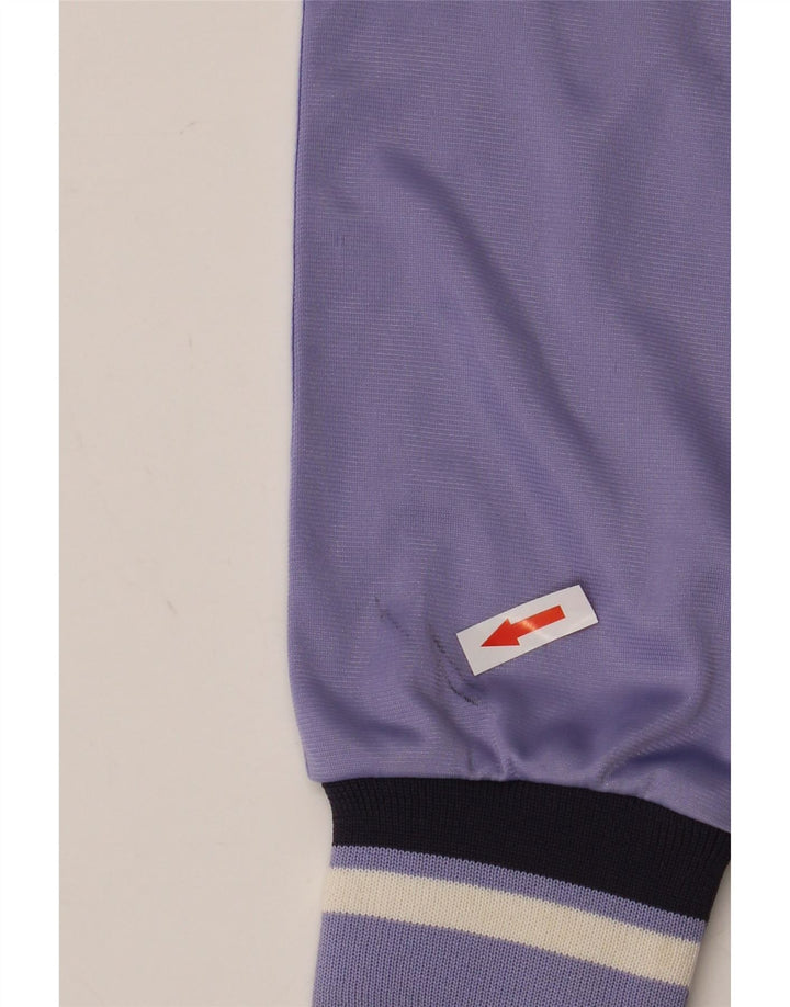 Giacca da ginnastica grafica da donna Asics UK 12 poliestere viola medio