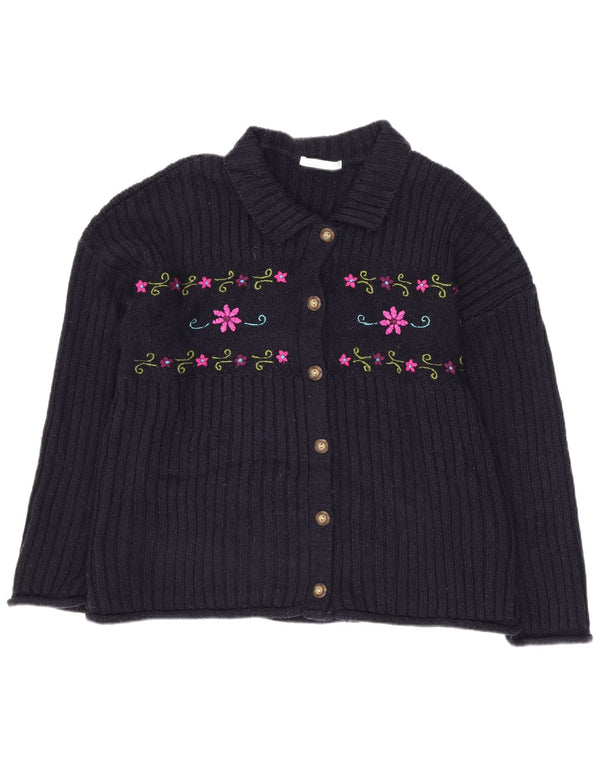 Maglione cardigan St. Michael per ragazze Marks & Spencer 13-14 anni blu navy