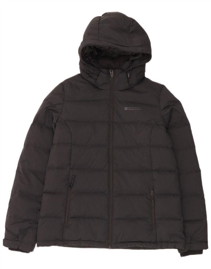 Giacca imbottita con cappuccio da donna Mountain Warehouse UK 14 Large in nylon nero