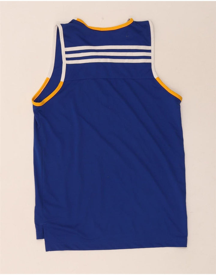 Canotta Adidas da ragazzo 13-14 anni in poliestere blu