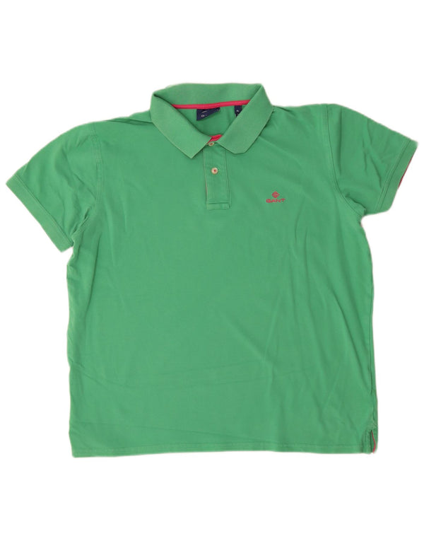Polo da uomo Gant XL in cotone verde