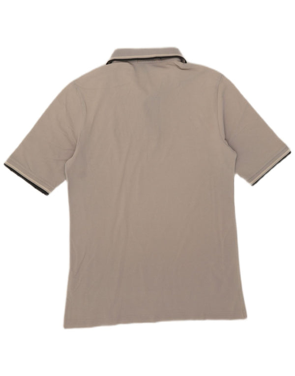 Polo da uomo Fred Perry piccola in cotone a righe grigie
