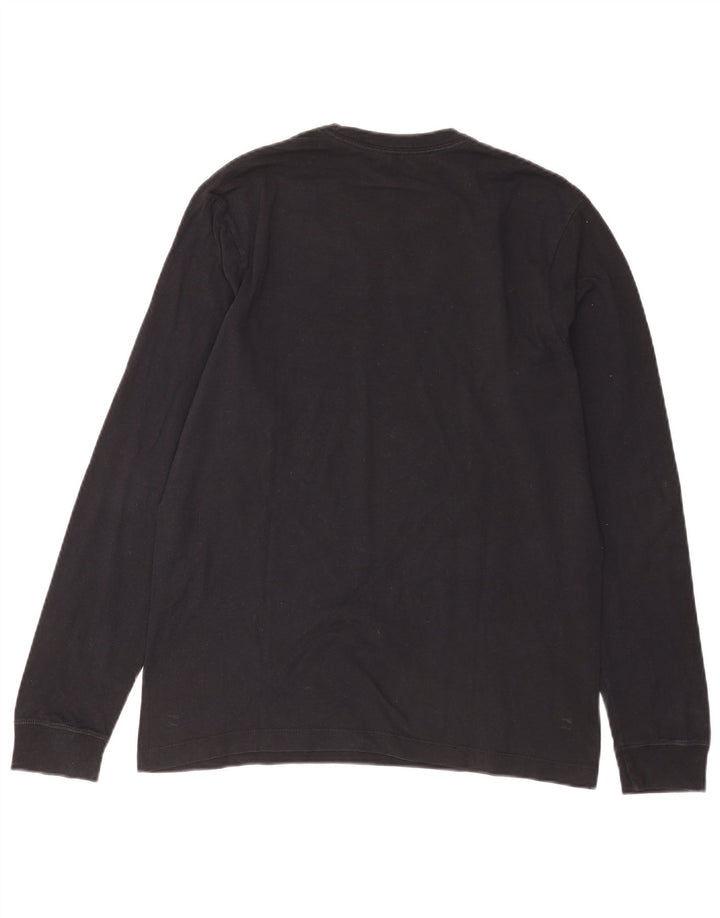 Maglia Nike da uomo a manica lunga piccola nera