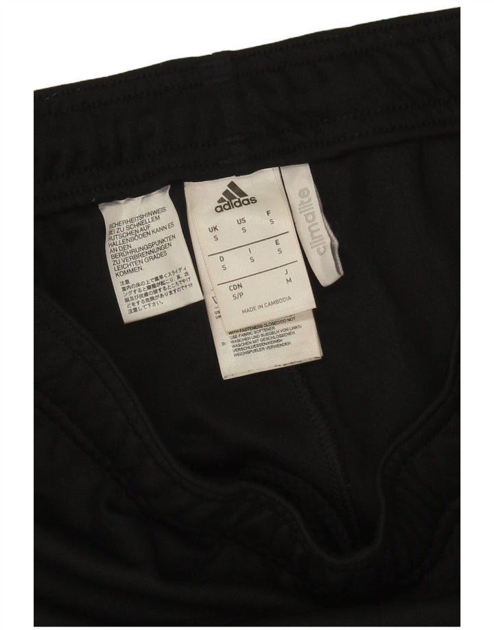 Pantaloni da tuta Adidas Climalite da uomo piccoli in poliestere nero