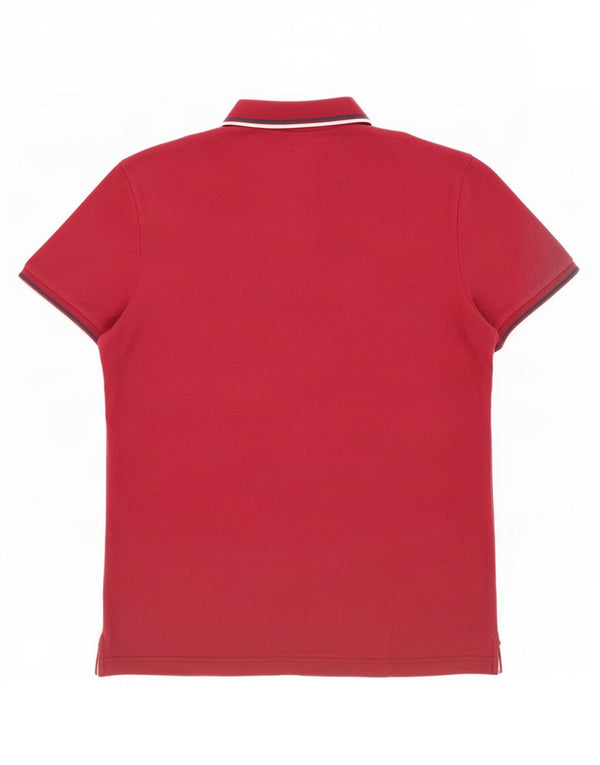 Polo Diadora Uomo XL Cotone Rigato Bordeaux
