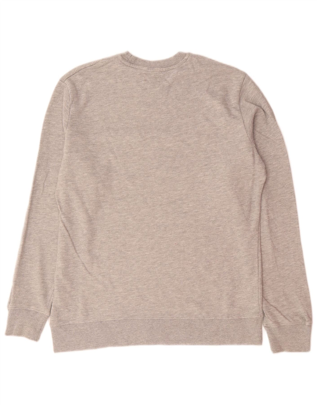 Felpa grafica da uomo Champion in cotone chiazzato grigio medio