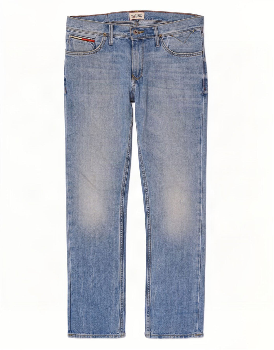 Jeans slim da uomo Tommy Hilfiger W30 L30 cotone blu