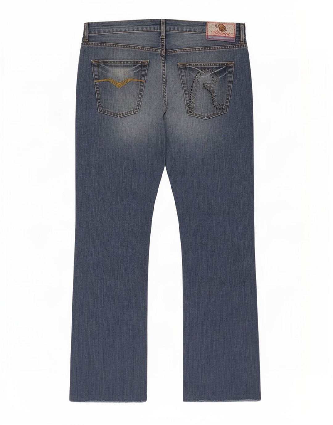 Jeans bootcut da donna Replay W32 L34 cotone blu
