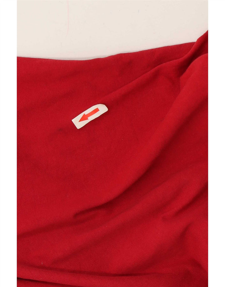 T-shirt grafica da uomo Tommy Hilfiger Top piccola in cotone rosso