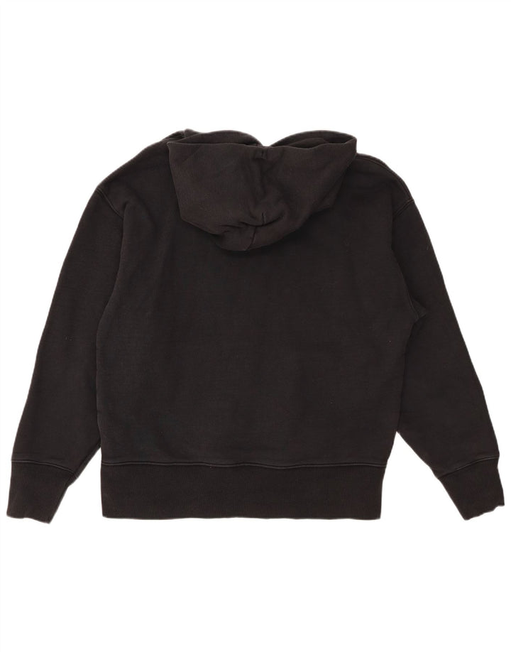 TOMMY HILFIGER Maglione con cappuccio da uomo in cotone nero medio