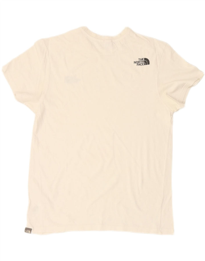 THE NORTH FACE Mens T-Shirt Top Medium White Cotton Vintage The North Face and Second-Hand The North Face from Messina Hembry 