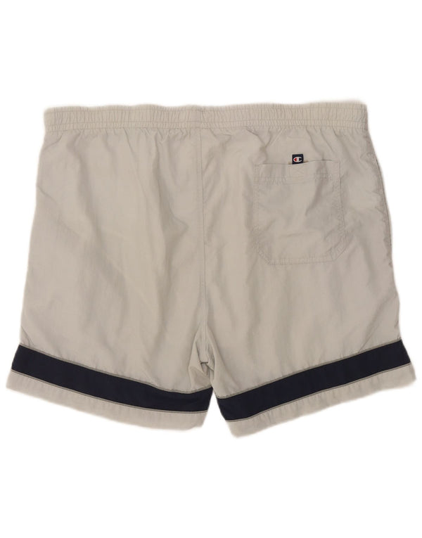 Pantaloncini da bagno da uomo CHAMPION XL grigio color block