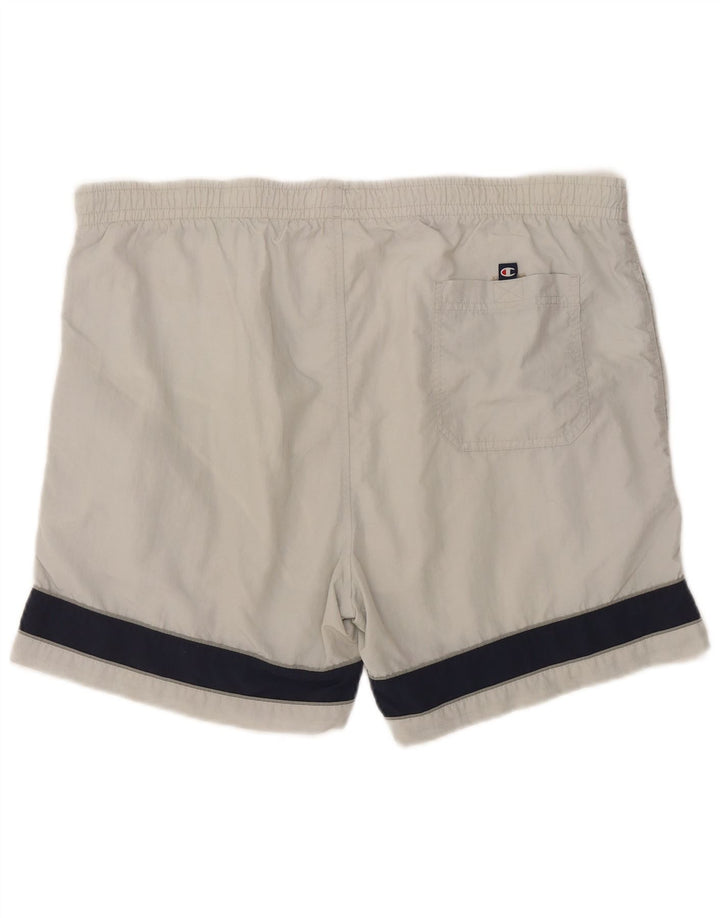 Pantaloncini da bagno da uomo CHAMPION XL grigio color block