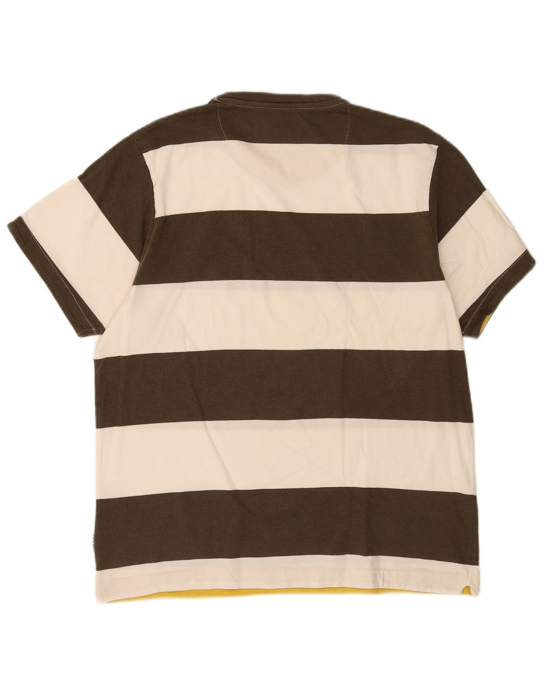 T-shirt da uomo O'Neal Top in cotone a righe bianche grandi