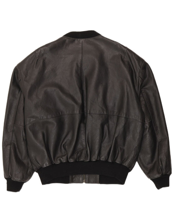 Giacca in pelle da uomo Gipsy UK 40 grande in pelle nera