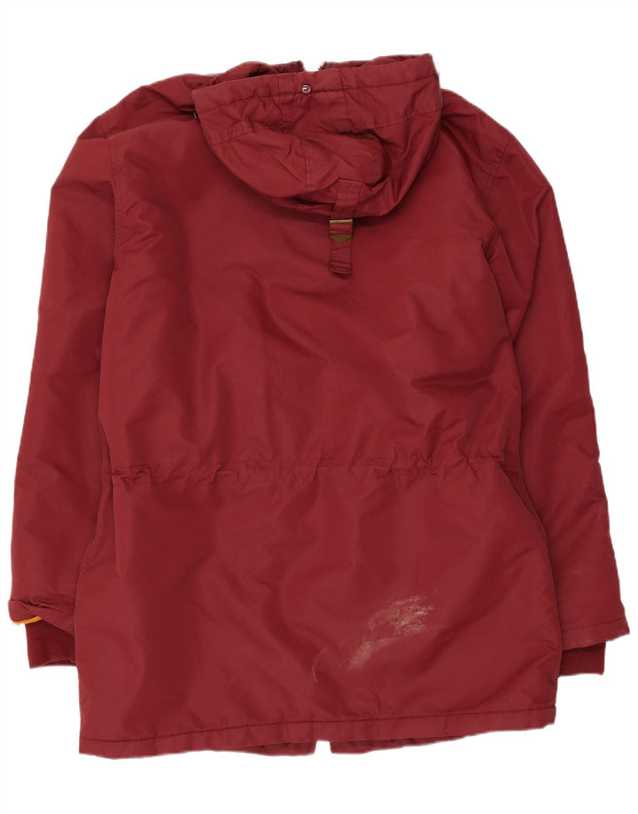 Giacca Parka con cappuccio da uomo Vans UK 38 nylon medio bordeaux