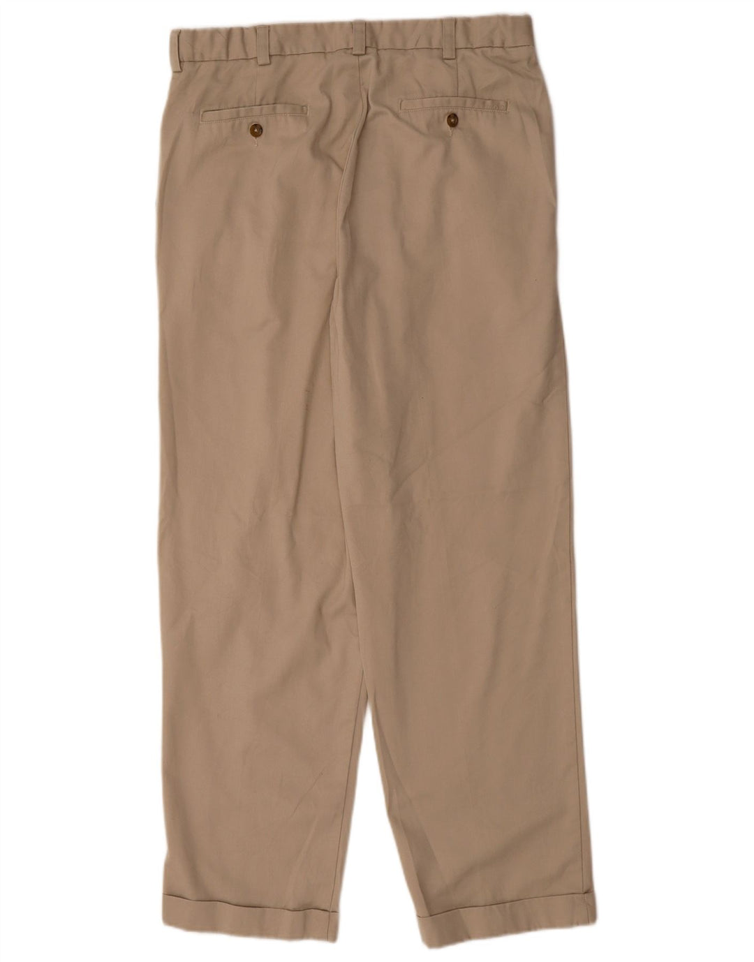 IZOD Mens Pegged Chino Trousers W34 L32 Beige Polyester