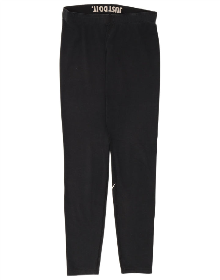 Leggings grafici da donna Nike UK 12 cotone medio nero