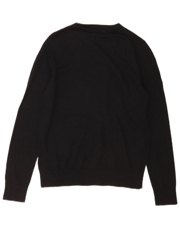 Maglione maglione girocollo da donna Marks & Spencer UK 12 medio nero