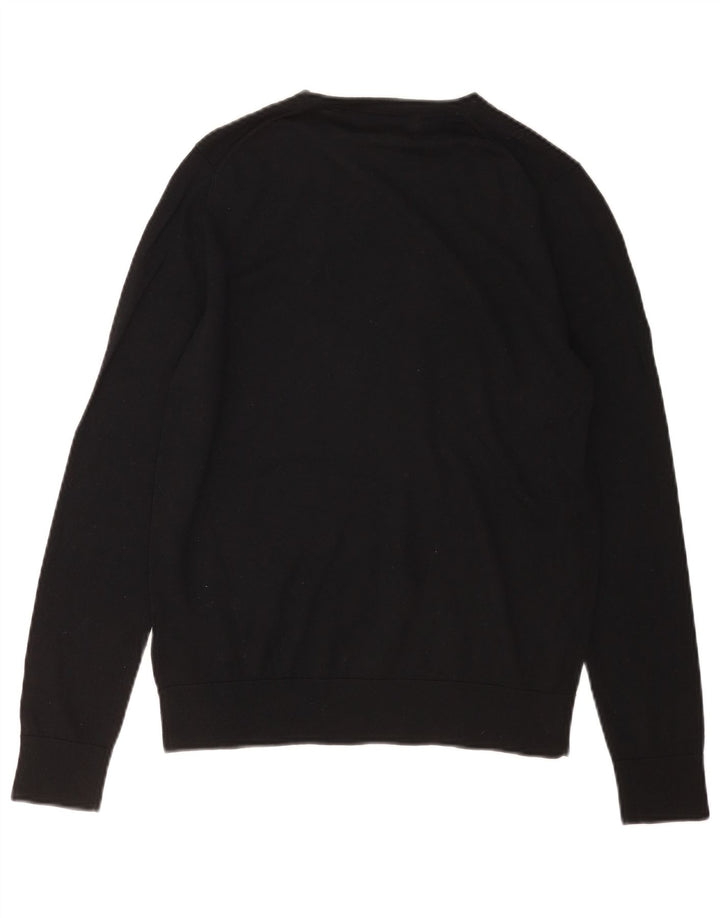 Maglione maglione girocollo da donna Marks & Spencer UK 12 medio nero