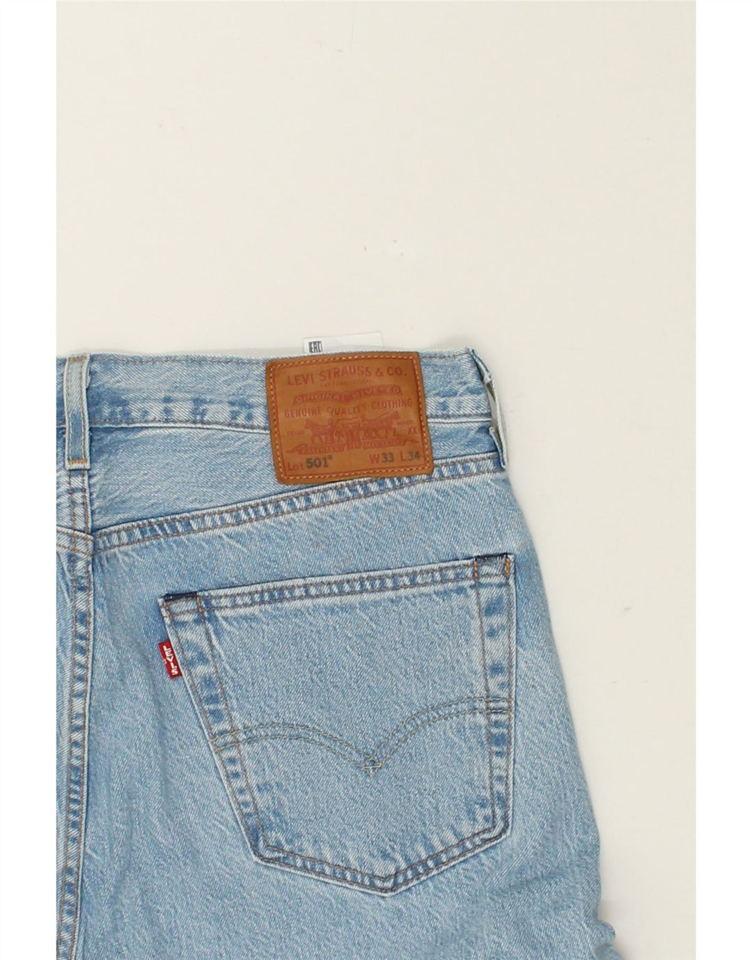 LEVI'S Jeans dritti da uomo 504 W33 L32 cotone blu