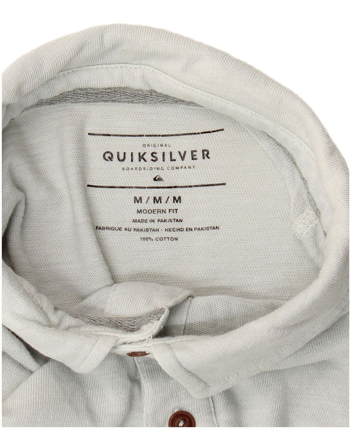 Polo da uomo QUIKSILVER Modern Fit in cotone grigio medio