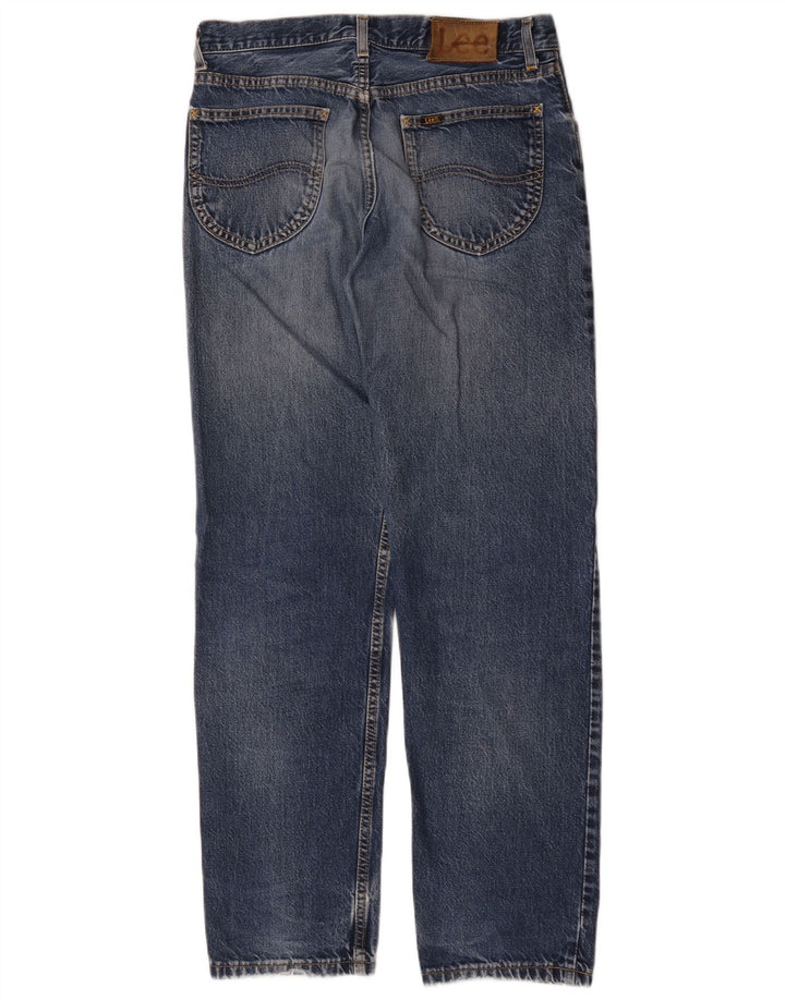 Jeans dritti da uomo Lee W33 L32 in cotone blu