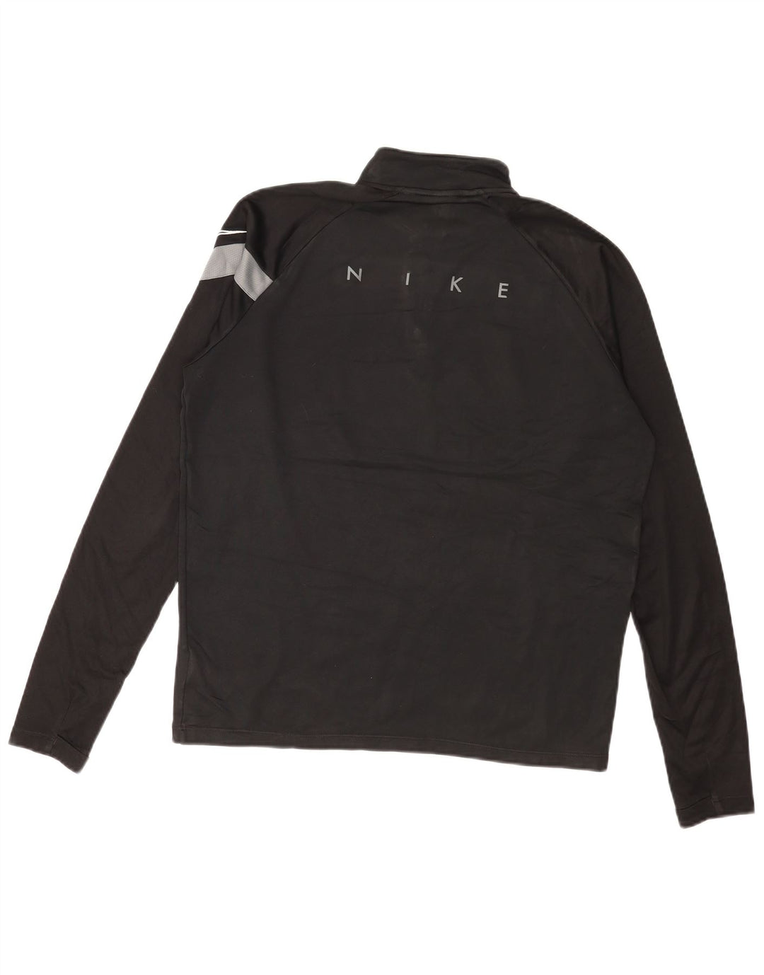 Felpa grafica Nike Dri Fit da uomo, color block medio nero