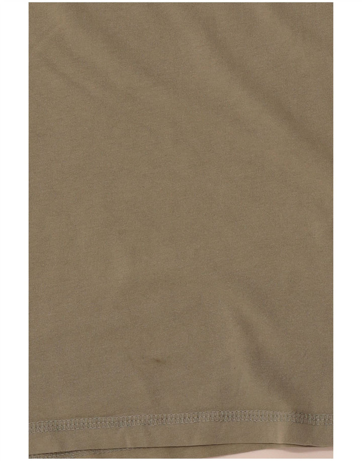 JACK & JONES T-shirt da uomo grande in cotone kaki