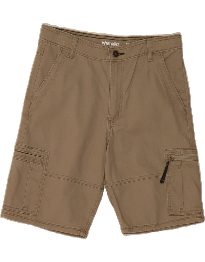 WRANGLER Boys Cargo Shorts 15-16 Years W32  Beige Cotton Vintage Wrangler and Second-Hand Wrangler from Messina Hembry 
