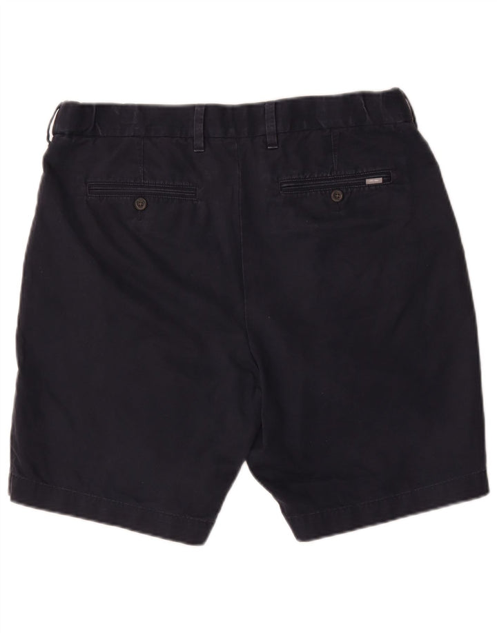 Pantaloncini chino da uomo Marks & Spencer W36 grandi in cotone blu navy