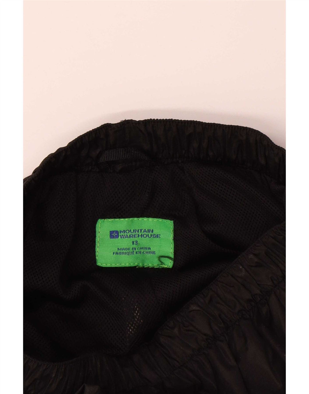 Pantaloni impermeabili da bambino Mountain Warehouse 12-13 anni in poliestere nero