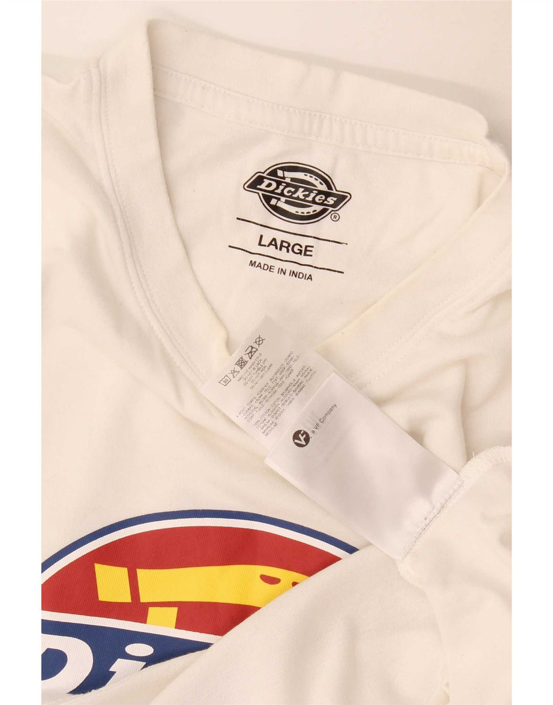 Dickies T-shirt grafica da uomo grande in cotone bianco
