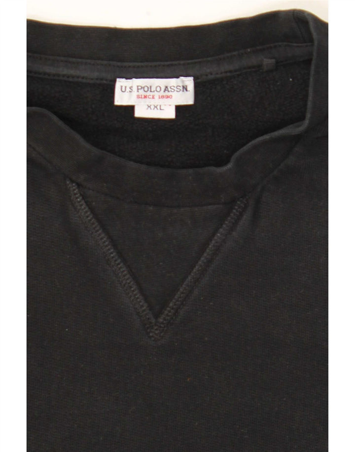 Polo Assn. Felpa da uomo maglione 2XL nera