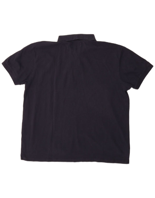 Polo da uomo Marlboro Classics 4XL Blu navy
