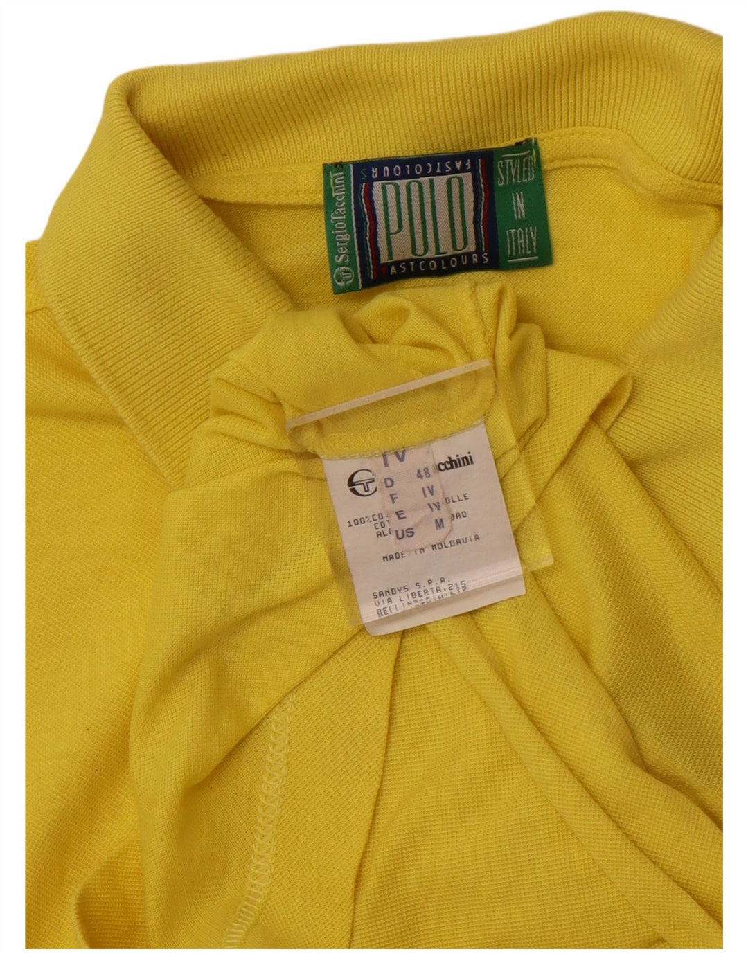 SERGIO TACCHINI Polo Uomo Cotone Giallo Medio
