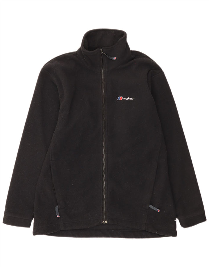 Giacca in pile foderata da donna Berghaus UK 16 grande poliestere nero