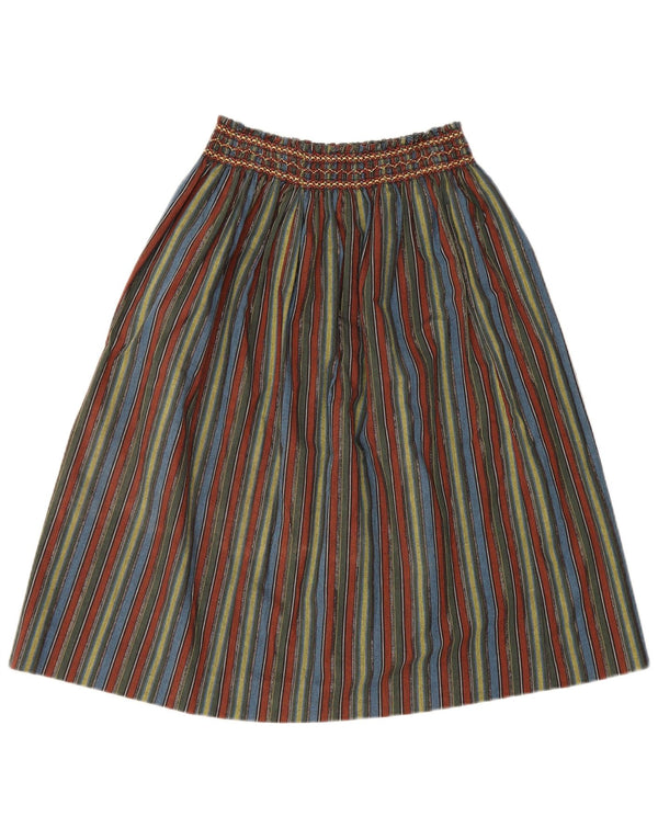 Gonna a trapezio da donna Cacharel EU 42 Large W36 Cotone a righe multicolore