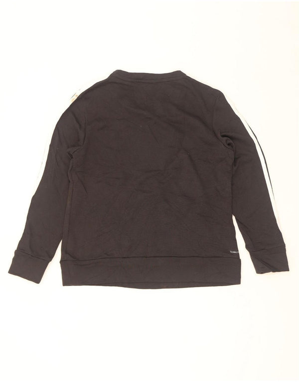 Felpa da donna Adidas Climalite Jumper UK 12/14 Medium Nero Poliestere