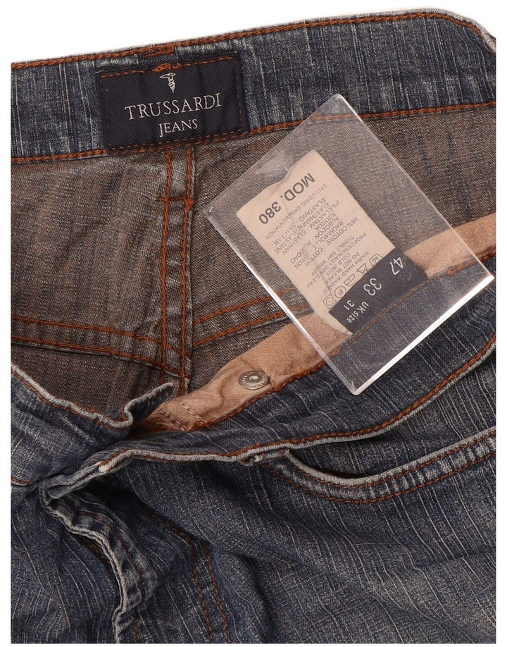 Jeans dritti TRUSSARDI 380 da donna IT 47 Large W31 L32 Blu