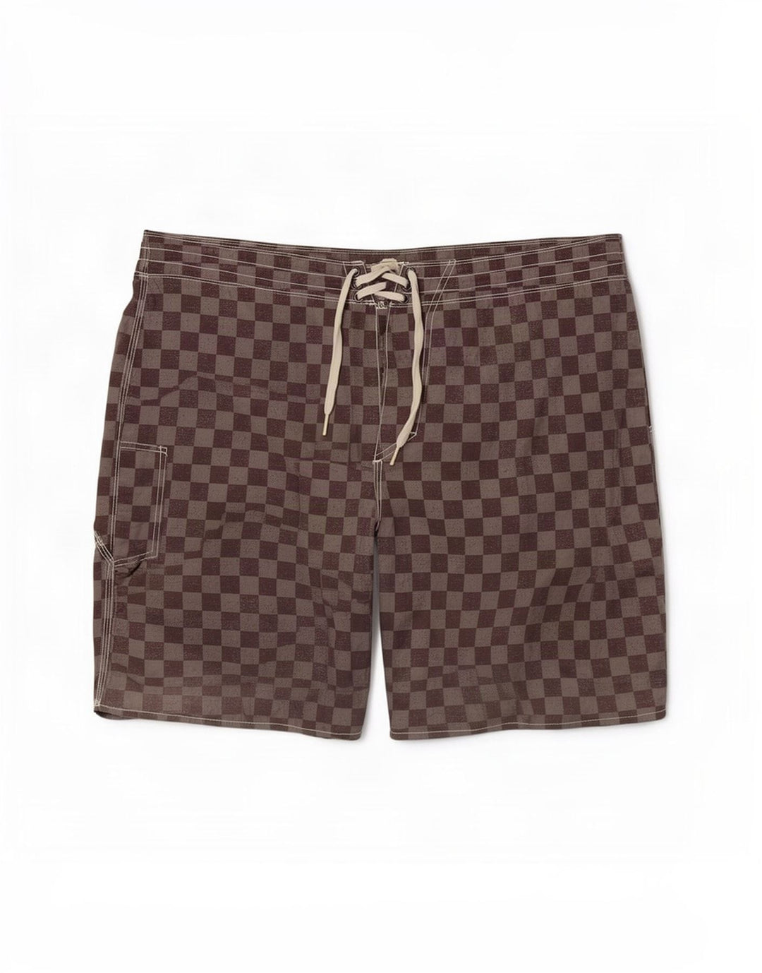 Pantaloncini da bagno da uomo Vans grandi grigi geometrici