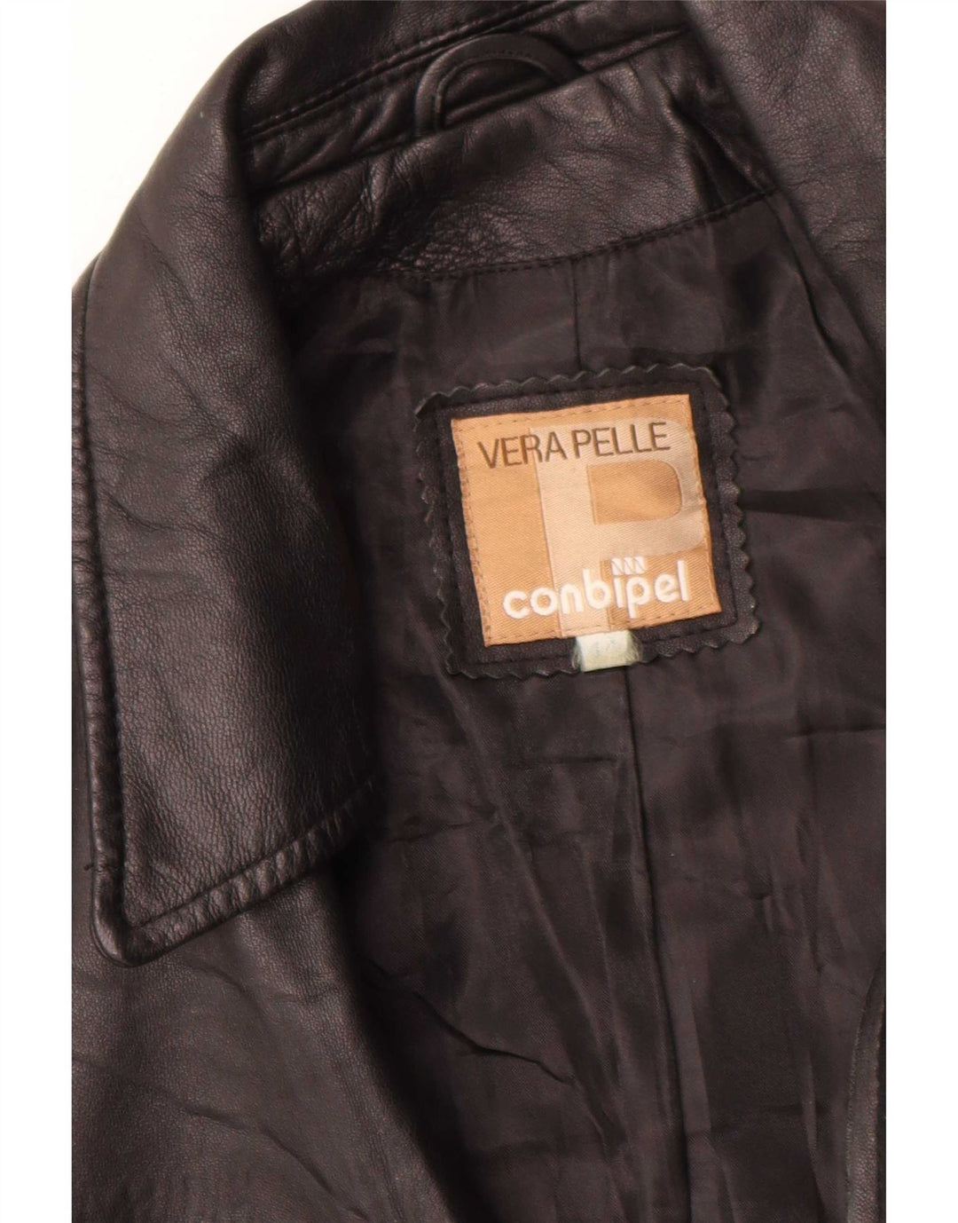 Giacca In Pelle Donna Conbipel IT 44 Media Pelle Nera