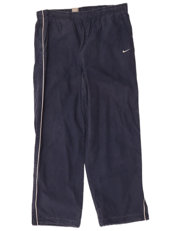 Pantaloni da tuta Nike da uomo XL in poliestere blu navy